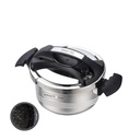 Royalty Line RL-24PS4LM: 24CM S/S Marble Coated Pressure Cooker - 4L