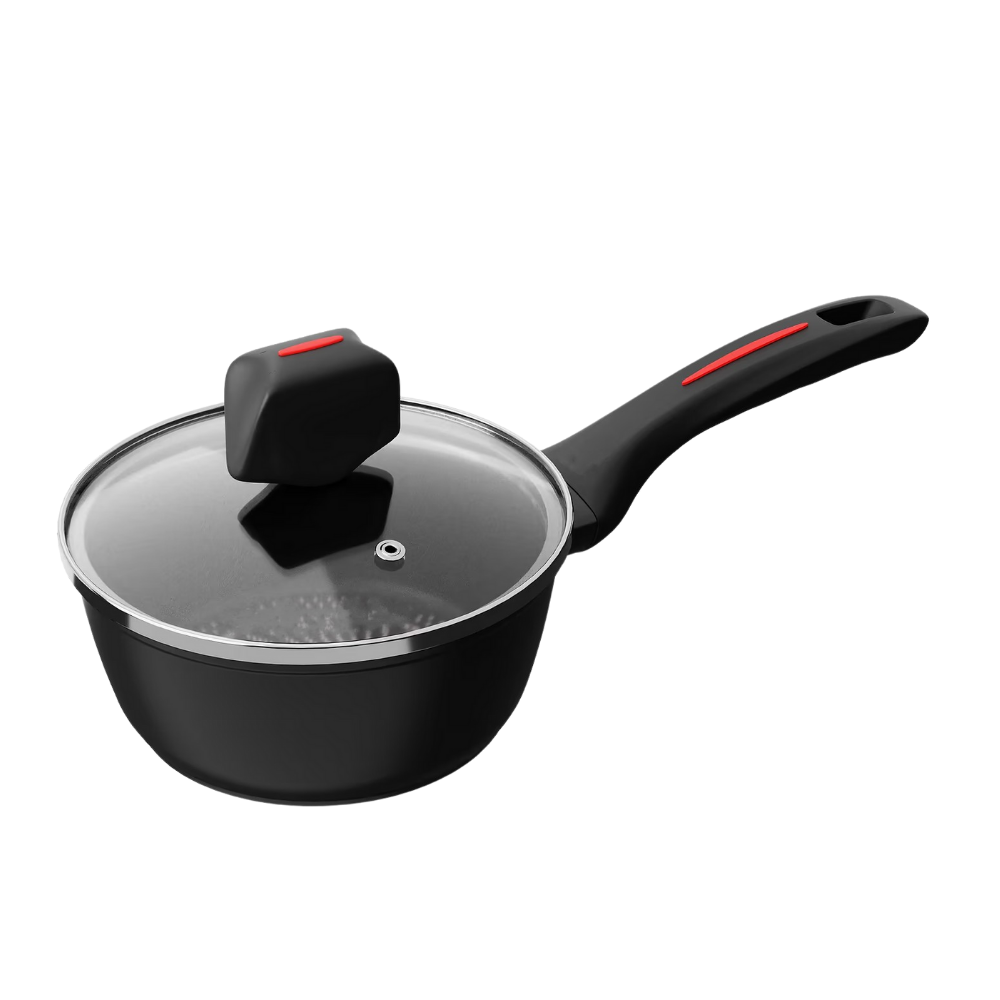Royalty Line RL-FSN18 : casserole de 18 cm avec revêtement effet marbre et couvercle