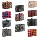 [CN-02553] Comfy Nest CN-02553: 10-Piece Assorted Non-Woven Grocery and Shopping Bag Bundle with Reinforced Handle – 70cm x 55cm x 26cm