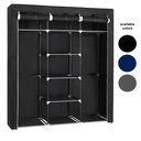 Herzberg HG-8011: Stoffkleiderschrank - mittelgroß