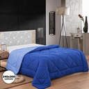 Herzberg HG-2420BCO: tweekleurig microvezel dekbed - 240x200cm
