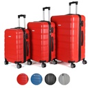Royalty Line RL-LTS18706: Set of 3 Heavy-Duty Travel Suitcases