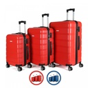 Royalty Line RL-LTS18705: Set of 3 Heavy-Duty Travel Suitcases