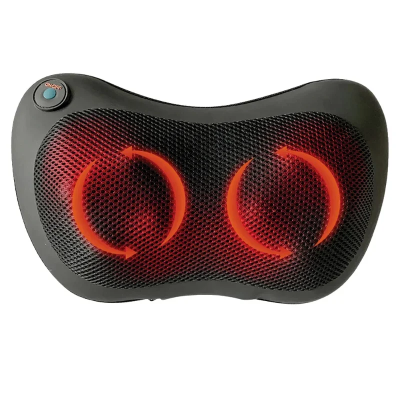 Herzberg HG-MSG10 : oreiller de massage Shiatsu à double point de thermothérapie