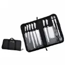Royalty Line RL-K10HL: 10 Pieces Stainless Steel Knife Set with Carrying Case