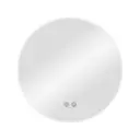 Lux Vanity LV-2706 : miroir de salle de bains rond mural antibuée avec éclairage rétroéclairé – 80cm