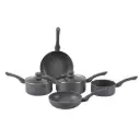 Herzberg HG-1020: 7-Piece Press Aluminum Non-Stick Stone Coated Cookware Set