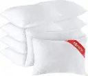 Comfort Sleep CS-MF57 : Lot de 10 oreillers matelassés en microfibre et mousse à mémoire de forme, 50 × 70 cm