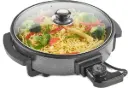 [RL-PP18214] Royalty Line RL-PP18214: Multi-Purpose Electric Snack/ Pizza Pan XXL – 1500W – Ø42cm
