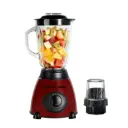 Comfy Nest CN-BLG15RED: Szklany blender i młynek 2w1 o mocy 800 W z funkcją pulsacji - czerwony