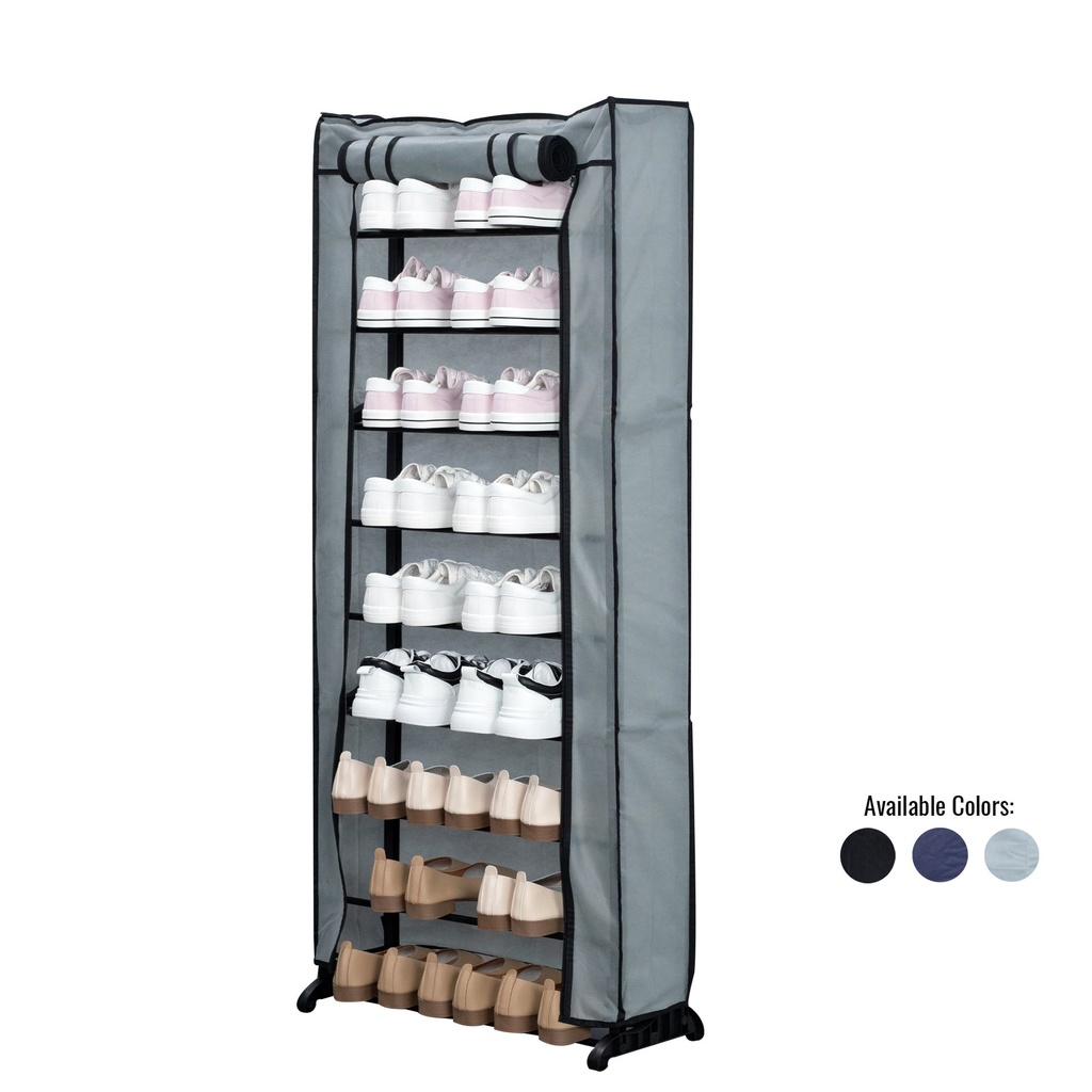 Herzberg HG-8076 : organiseur à chaussures à 9 niveaux, petit format