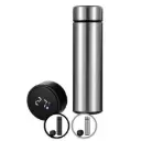 Herzberg Stainless Steel Thermo Vacuum Bottle with Smart Temperature Display - 500ml