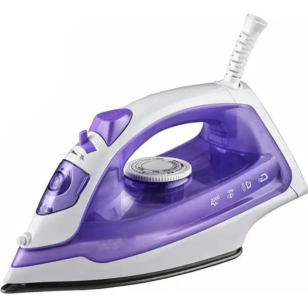 Royalty Line RL-DB15411: Plancha de vapor de alto rendimiento de 2000 W con vapor vertical y suela de cerámica