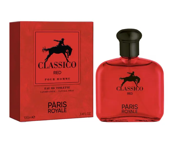 Paris Royale PR-070 : Classico Red Eau de Parfum pour homme 100 ml