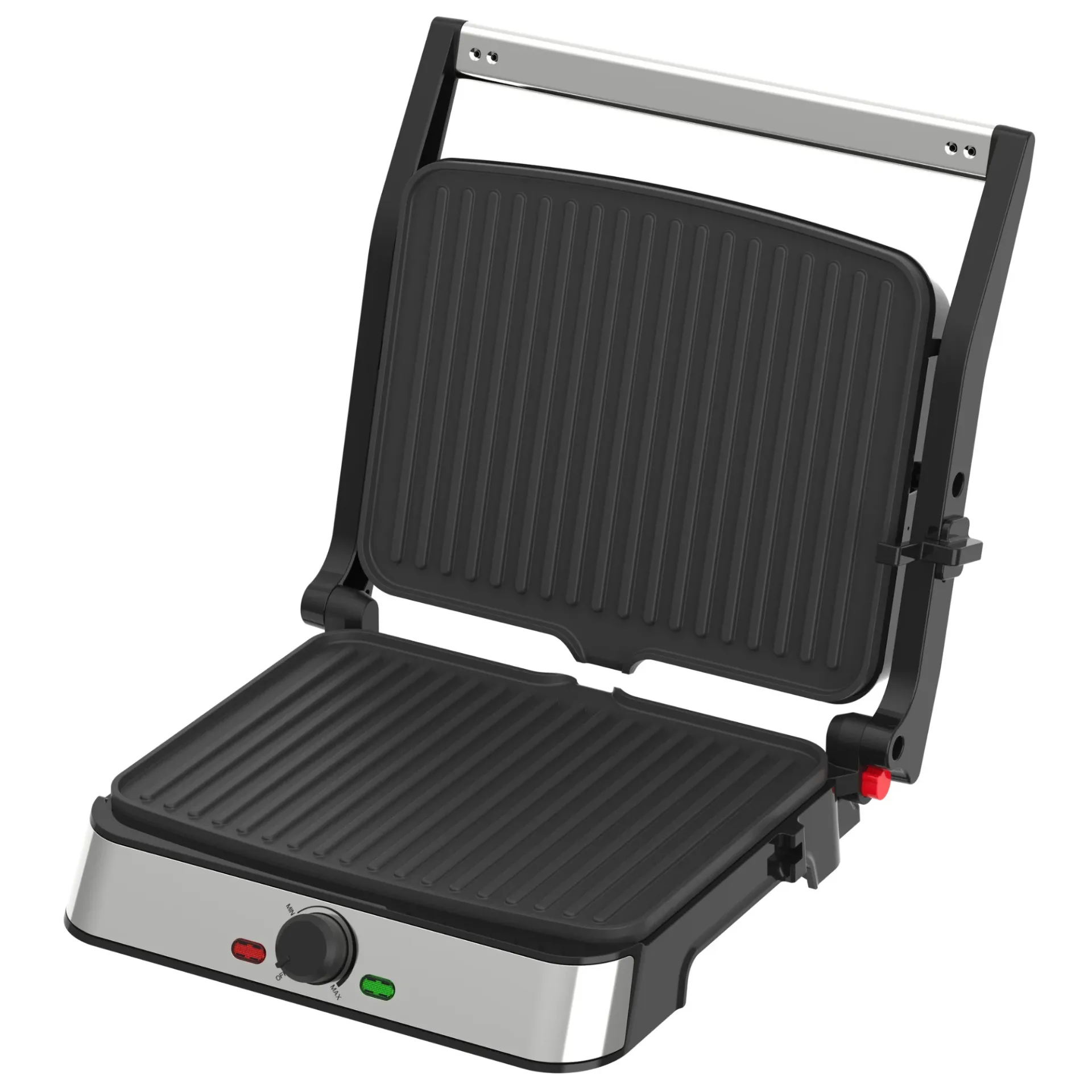 Just Perfecto JP-PNI15W: Prensa Panini eléctrica y parrilla de contacto