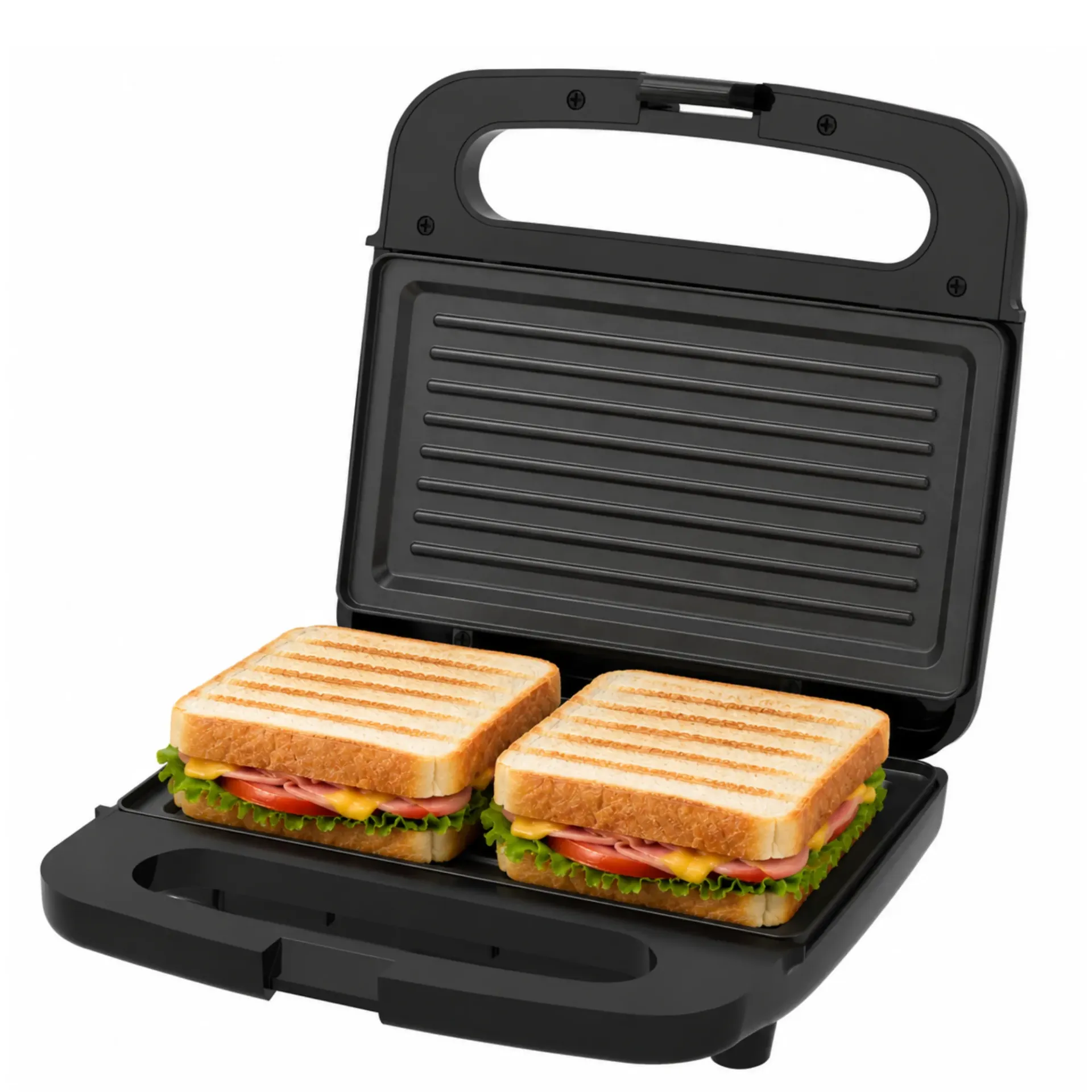 Just Perfecto JP-PNI70W: elektrische tosti-ijzer met dubbele plaat, tosti-ijzer, jaffle-maker