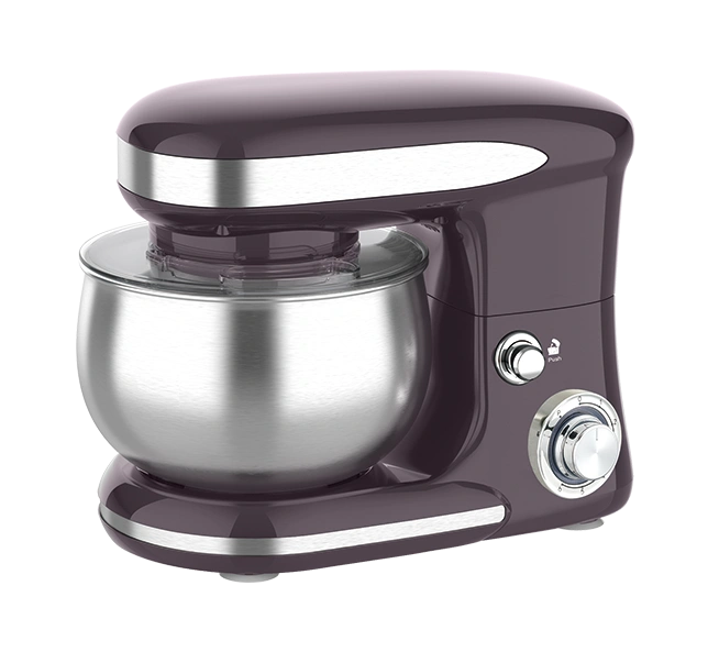 Swiss Haus SH-KM1805 : Batteur sur socle multi-usages 5 L à 6 vitesses avec fonction d'impulsion - 1300 W, violet
