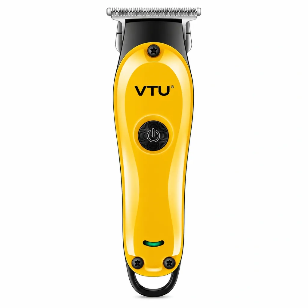 VTU VT-8001: Professional Rechargeable Hair Trimmer with Precision T-Blade & 2-Speed Control
