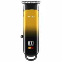 VTU VT-8005: Professional Rechargeable Hair Trimmer with LCD Display & Zero-Cut T-Blade