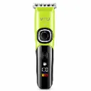 VTU VT-8016 : Tondeuse professionnelle rechargeable pour animaux de compagnie avec lame de coupe réglable et écran LCD – Verte